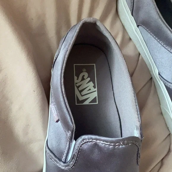 Satin Vans Slip On Shoe - Picture 3 of 4